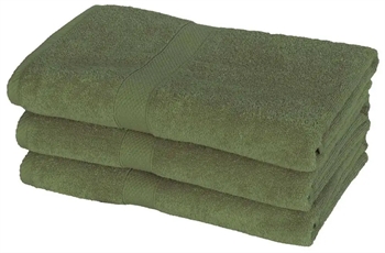 Billede af Badehåndklæde - 70x140 cm - Diamant - Grøn - 100% Bomuld - Bløde bade håndklæder fra Egeria